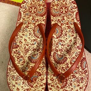 Tory Burch red sandals